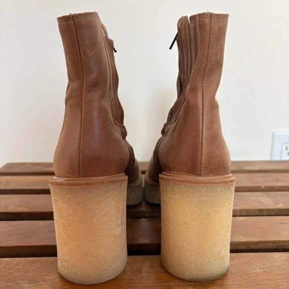 Free People Tan Heeled Boots - Picture 5 of 7